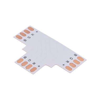 Фотография товара 'Lamper 144-126-1 Плата соединительная (T) для RGB светодиодных лент шириной 10 мм'