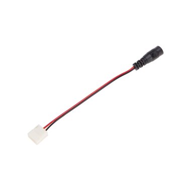 Фотография товара 'Lamper 144-106-1 Коннектор питания с джеком для одноцветных светодиодных лент 120 диодов/метр'