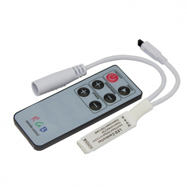 Фотография товара 'Lamper 143-106-1 LED RGB мини контроллер инфракрасный (IR) 6 кнопок'