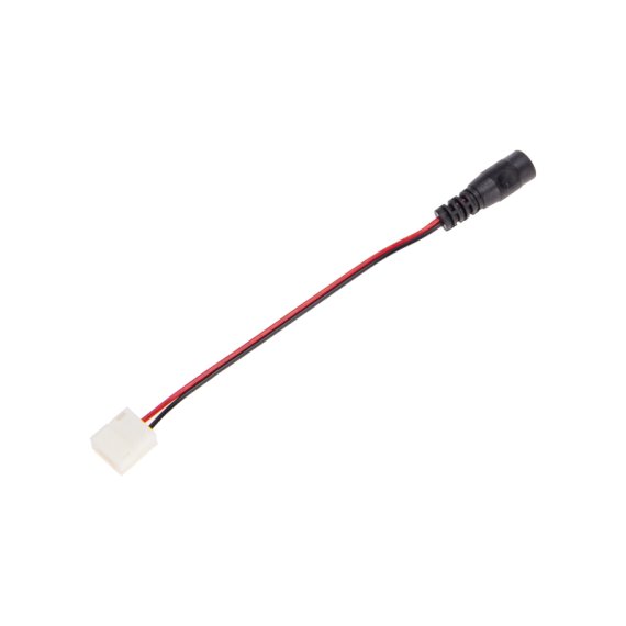 Фотография товара 'Lamper 144-106-1 Коннектор питания с джеком для одноцветных светодиодных лент 120 диодов/метр'